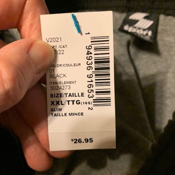 PLACE SPORT SIZE XXL SLIM LINED WIND PANTS - Picture 6 of 6